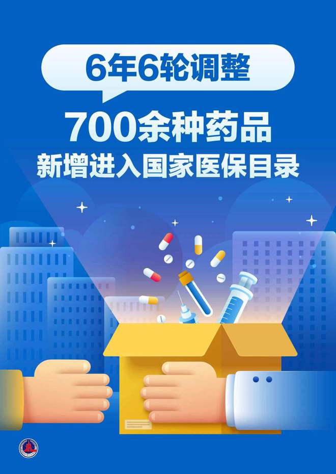 阐释(2023今晚澳门开特马)6 年 6 轮医保药品目录调整，更多好药纳入，患者用药负担减轻